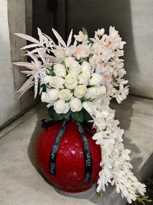 Bold Red Vase